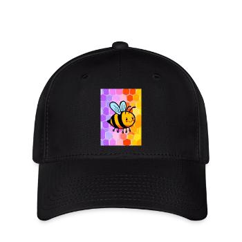 bee - Flexfit Cap - black - Front