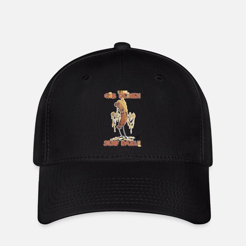 Gib Deinen Senf Dazu - Flexfit Cap - Schwarz