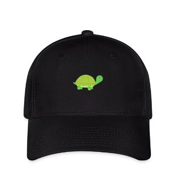 Schildkröte Schildkröten - Flexfit Cap - Schwarz - Vorne