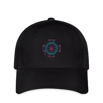 Sri Yantra - filigree - Flexfit Cap - black - Front