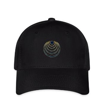 Moon amulet - intuition, creativity and media - Flexfit Cap - black - Front
