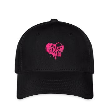 heart love heart fuck me - Flexfit Cap - black - Front