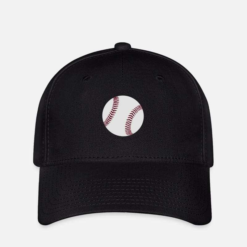 Baseball - Flexfit Cap - Schwarz