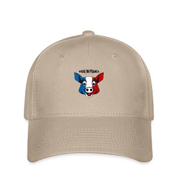 charcutier cochonnailles 03 - Casquette Flexfit - kaki - Devant