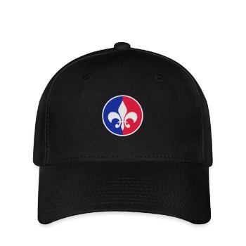 france royaliste 01 - Casquette Flexfit - noir - Devant