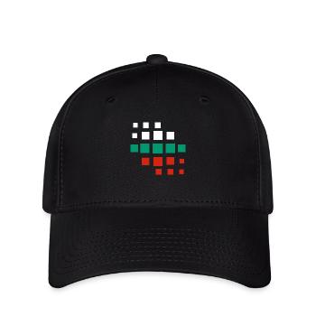 Bulgarien Flagge Bulgarische Fahne Goldstrand - Flexfit Cap - Schwarz - Vorne