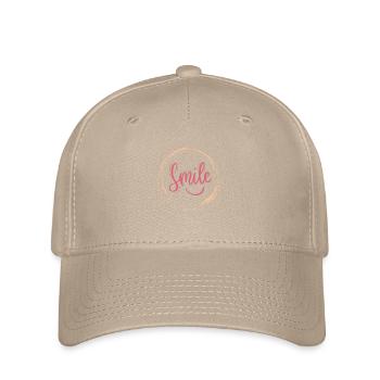 SMILE - Flexfit Cap - khaki - Front