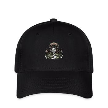 Eintritt in den gespenstischen Vergnügungspark - Flexfit Cap - Schwarz - Vorne