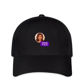 WMN PWR - Visage Féminin - 02 - Casquette Flexfit - noir - Devant