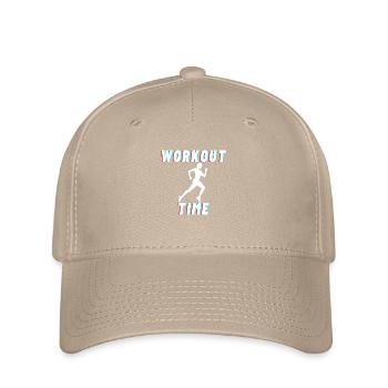 ZEIT FÜR EIN FRAUEN-LAUFTRAINING - Flexfit Cap - Khaki - Vorne