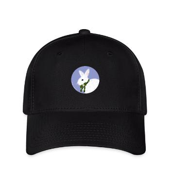 White Rabbit - Flexfit Cap - black - Front