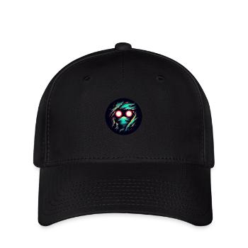 Leuchtender Beobachter - Flexfit Cap - Schwarz - Vorne