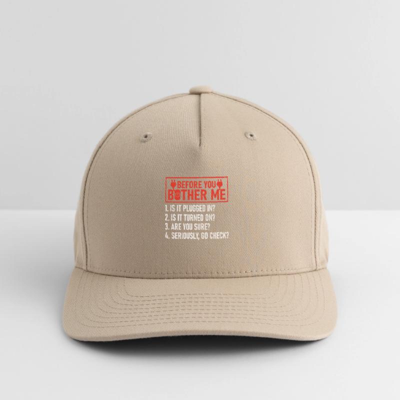 Before You Bother Me Computer Tech Support Flexfit Cap