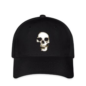 Skull - Flexfit Cap - Schwarz - Vorne