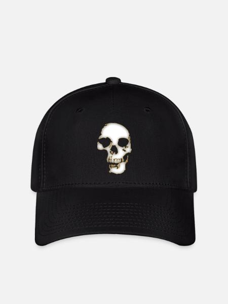 Skull - Flexfit Cap - Schwarz