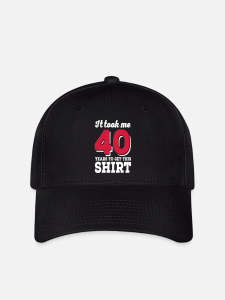 40 Geburtstag - Flexfit Cap - sort