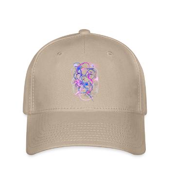 Abstrakt - Flexfit Cap - Khaki - Vorne