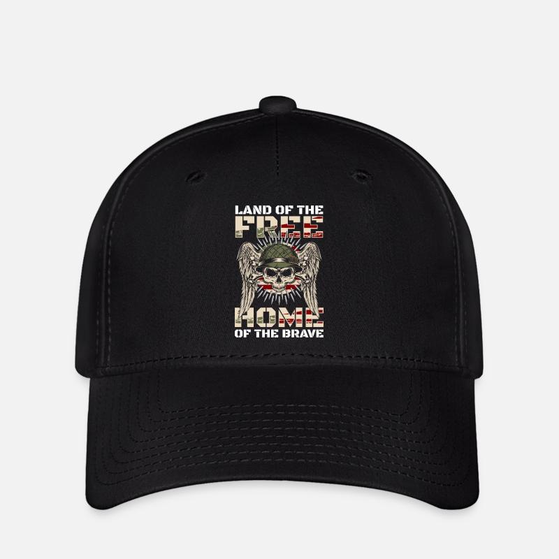 Amerika Patriot - Flexfit Cap - Schwarz