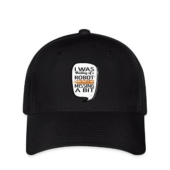 Blagues Arbre de Noël artificiel Cool blague dictons - Casquette Flexfit - noir - Devant
