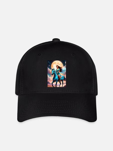 personalisiertes Design-Muttergeschenk - Flexfit Cap - Schwarz