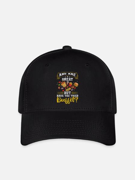 Essen Speisen - Flexfit Cap - Schwarz