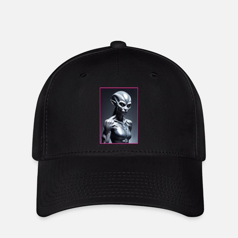 Alien woman - Flexfit Cap - black