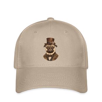 Pug Vintage - Flexfit Cap - khaki - Front