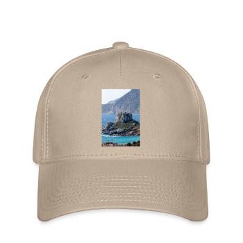 Landscape view of Kastri Island near Kampos town - Flexfit Cap - khaki - Front