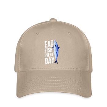 Nourriture pour maquereau - Casquette Flexfit - kaki - Devant
