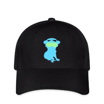 Cool DJ Koala Bear Koala Bear Silhouette Musique de fête - Casquette Flexfit - noir - Devant
