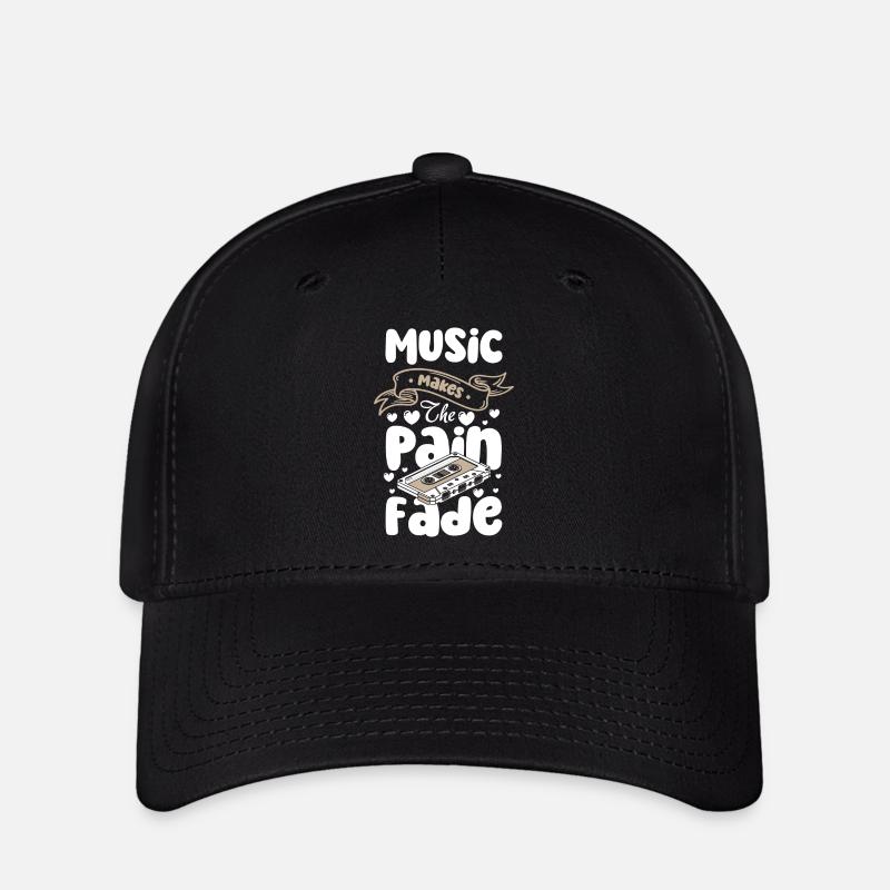 Musica retrò originale - Flexfit Cap - nero