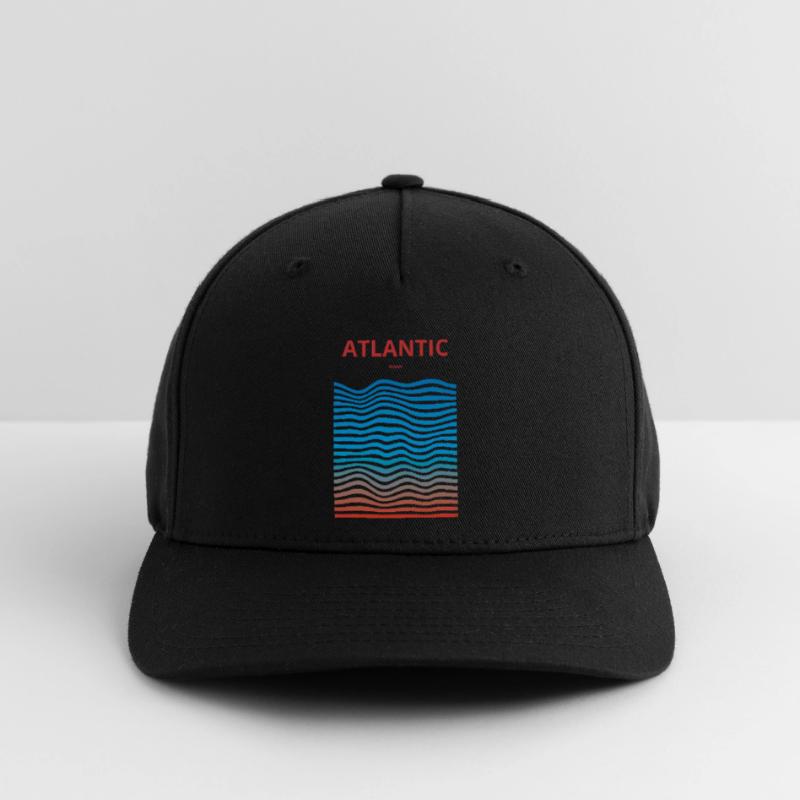 Distorded Oceans: Atlantic Flexfit Cap