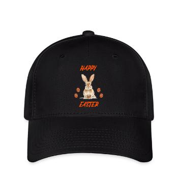Frohe Ostern - Flexfit Cap - Schwarz - Vorne