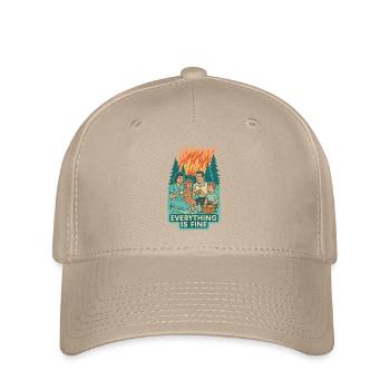 Klimakrise & Ignoranz - Flexfit Cap - Khaki - Vorne