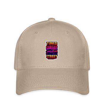 Verchromter Pulse-Overdrive - Flexfit Cap - Khaki - Vorne