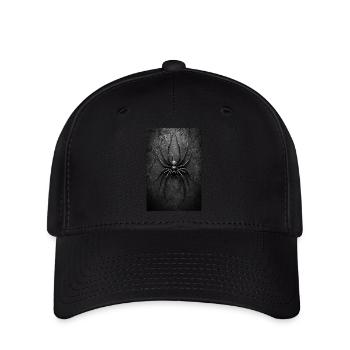 Black Widow Style Spider Art - Flexfit Cap - black - Front