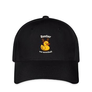 Rentier war ausverkauft - Flexfit Cap - Schwarz - Vorne
