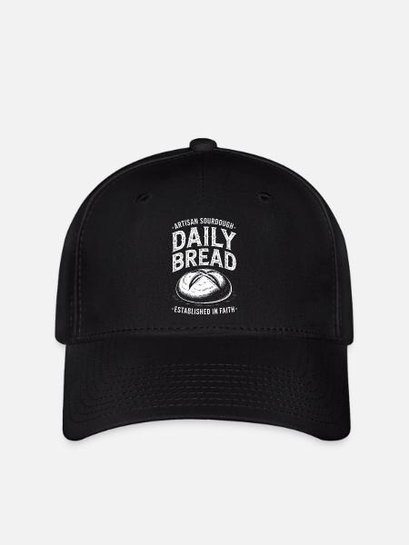 Daily Bread Sourdough Faith - Flexfit Cap - black