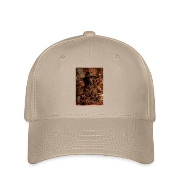 Baron des cerfs - Chien de chasse hanovrien - Casquette Flexfit - kaki - Devant