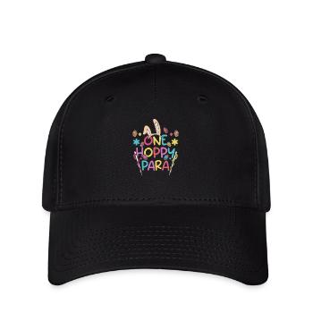 Easter Bunnies One Hoppy Para - Flexfit Cap - black - Front