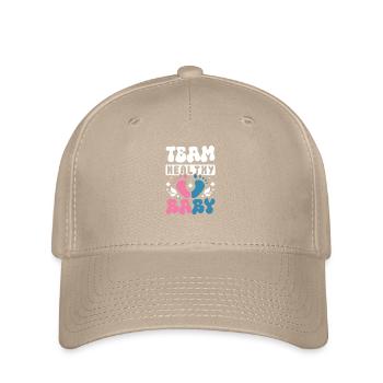 Team healthy baby - Flexfit Cap - Khaki - Vorne