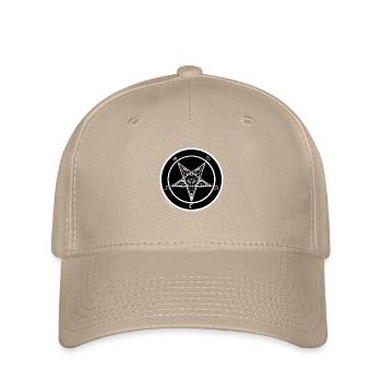 Sigil of Baphomet Satan - Flexfit Cap - khaki - Front