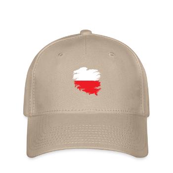 Drapeau polonais - Casquette Flexfit - kaki - Devant