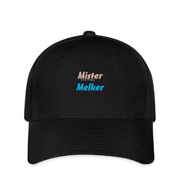 Mister Melker - Flexfit Cap - Schwarz - Vorne