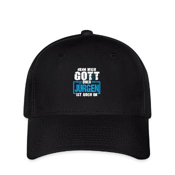 JÜRGEN - ok - Flexfit Cap - Schwarz - Vorne