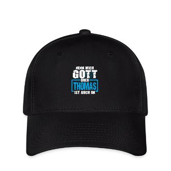 THOMAS - ok - Flexfit Cap - Schwarz - Vorne