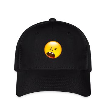 Smiley Break - Flexfit Cap - Schwarz - Vorne