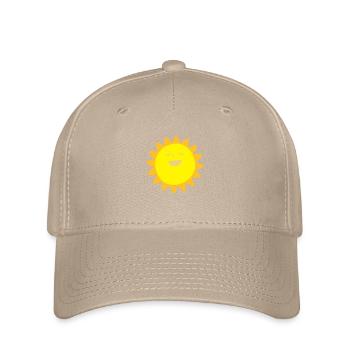 Fröhlicher Sonnenschein - Flexfit Cap - Khaki - Vorne