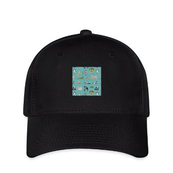 Modèle de zoo - Casquette Flexfit - noir - Devant