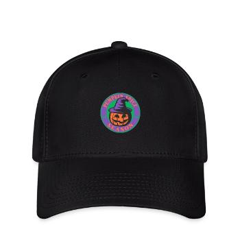 Pumpkin Spice Season Halloween Pumpkin - Flexfit Cap - black - Front